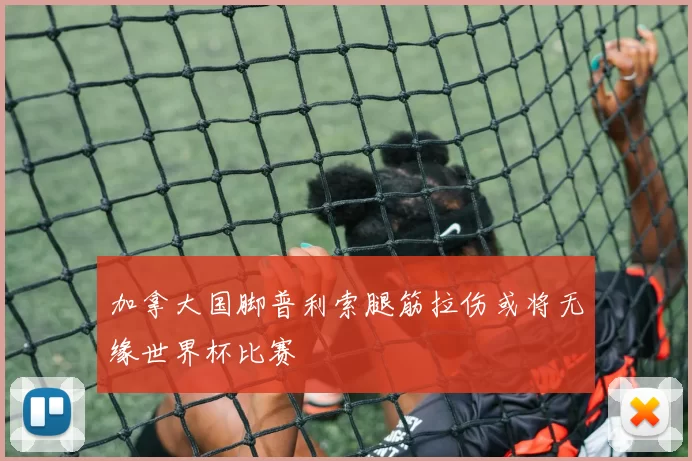 加拿大国脚普利索腿筋拉伤或将无缘世界杯比赛